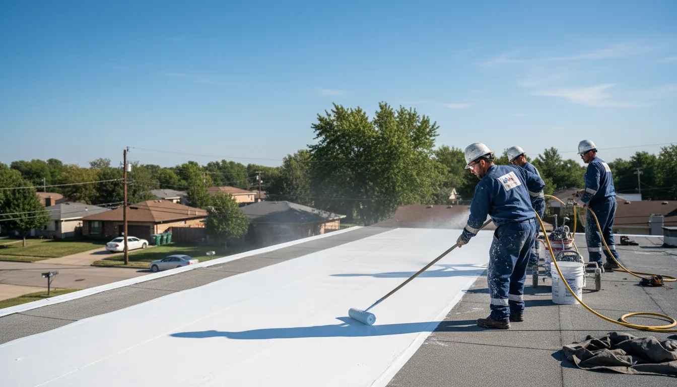 Commercial roof coating in Myrtle, MS near me